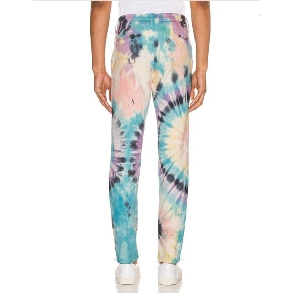 MOTHER MR Men's Paint Spill The Shaker Prep Jeans Flat Front | 29 NWT Tie-Dye - Picture 3 of 12